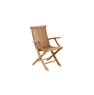 Sillón Exterior Plegable TURIN, Madera de Teca Natural -...