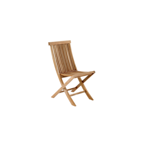 Silla de Comedor Plegable Exterior TURIN, Madera de Teca...
