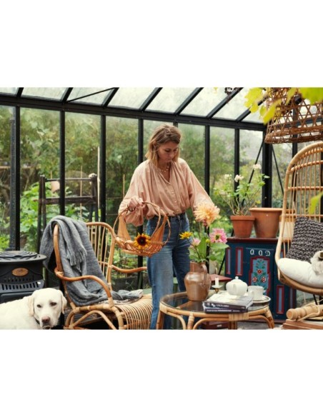 Sillón Exterior VALLDA, Ratán / Olefina / Natural - Brafab