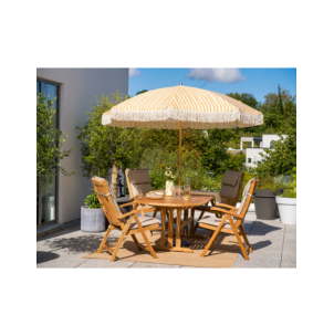 Silla Exterior Plegable VERONICA, Madera de Teca Natural... 2