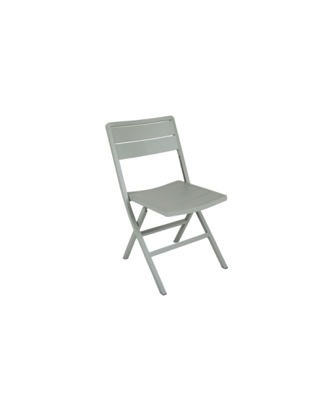 Silla de Comedor Plegable Exterior WILKIE, Aluminio Verde - Brafab