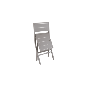 Silla de Comedor Plegable Exterior WILKIE, Aluminio Beige... 2