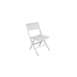 Silla de Comedor Plegable Exterior WILKIE, Aluminio Gris...