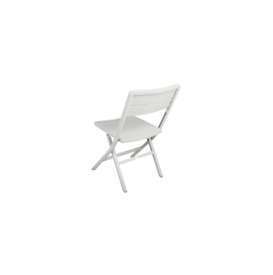 Silla de Comedor Plegable Exterior WILKIE, Aluminio Gris... 2
