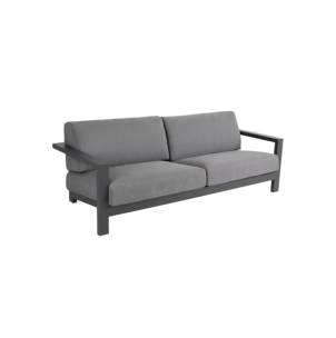 Sofá 3 Plazas Exterior AMESDALE, Aluminio, Olefina /...