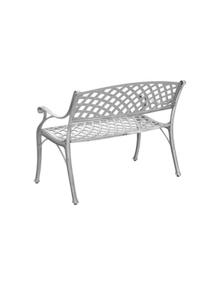 Sofá 2 Plazas Exterior ARRAS, Aluminio / Aluminio - Brafab