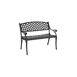 Sofá 2 Plazas Exterior ARRAS, Aluminio / Antracita - Brafab