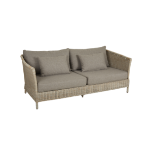 Sofá 3 Plazas Exterior ASTER, Ratán Sintético, Olefina /...