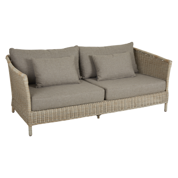 Sofá 3 Plazas Exterior ASTER, Ratán...