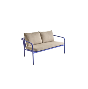 Sofá 2 Plazas Exterior BENDT, Aluminio, Poliéster...