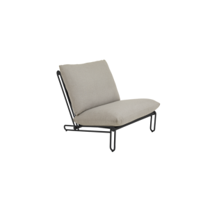 Sillón Exterior BLIXT, Aluminio, Olefina / Negro / Beige...