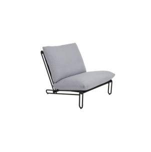 Sillón Exterior BLIXT, Aluminio, Olefina / Negro / Gris...