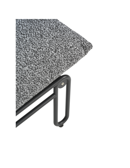 Sillón Exterior BLIXT, Aluminio, Poliéster Reciclado / Negro - Brafab