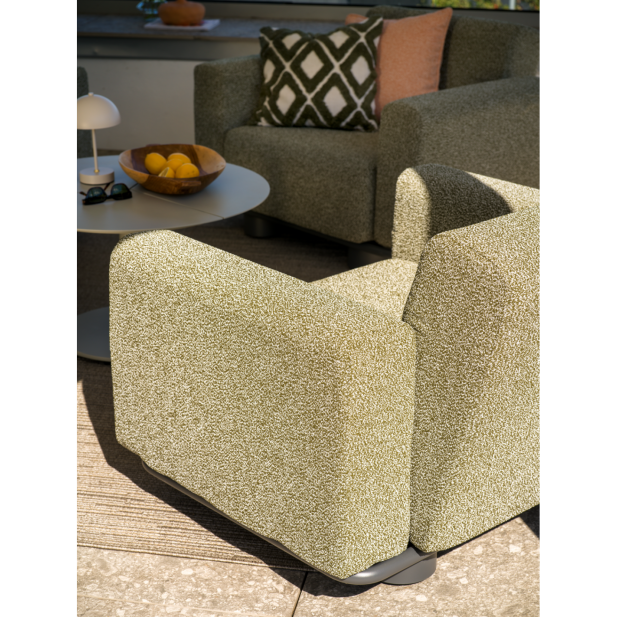 Sillón Exterior BOLSTER, Aluminio,...