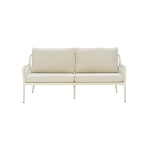 Sofá 3 Plazas Exterior COLEVILLE, Aluminio / Blanco Perla... 2