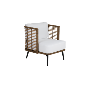 Sillón Exterior COVELO, Ratán Sintético, Olefina /...