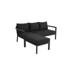 Sofá Cama Exterior DELIA, Aluminio, Olefina / Antracita /... 2