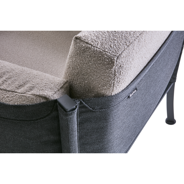 Sofá 3 Plazas Exterior DELUX, Acero...