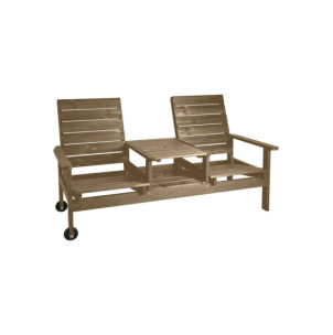 Sofá 2 Plazas Exterior DU & JA, Madera de Pino FSC™ /...