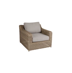 Sillón Exterior GLENDON, Ratán Sintético, Poliéster...