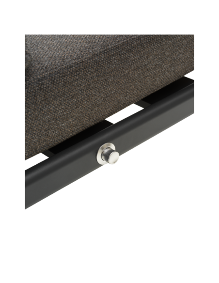 Sillón Exterior GORDON, Aluminio, Textilene, Teca / Gris Antracita - Brafab