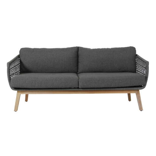 Sofá 3 Plazas Exterior KENTON, Ratán...