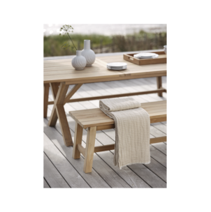 Banco Exterior KEROS, Madera de Teca / Natural - Brafab 2