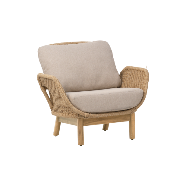 Sillón Exterior LILY, Aluminio, Ratán...