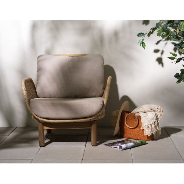 Sillón Exterior LILY, Aluminio, Ratán...