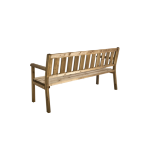 Sofá 3 Plazas Exterior LINDERUD, Madera de Pino / Marrón... 2