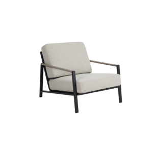 Sillón Exterior LYRA, Acero Inox, Olefina / Negro / Arena...