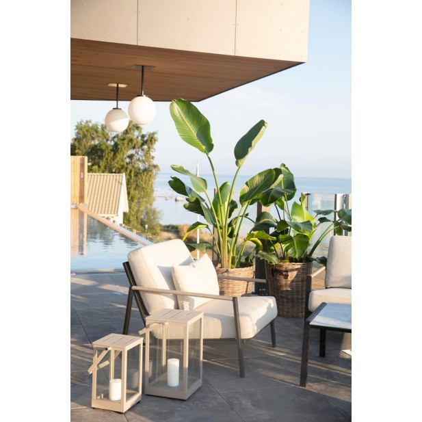 Sillón Exterior LYRA, Acero Inox,...