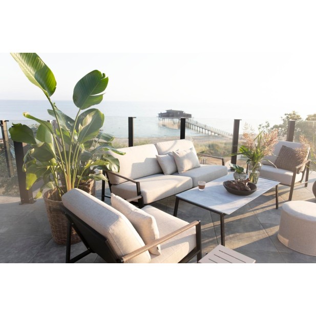 Sillón Exterior LYRA, Acero Inox,...