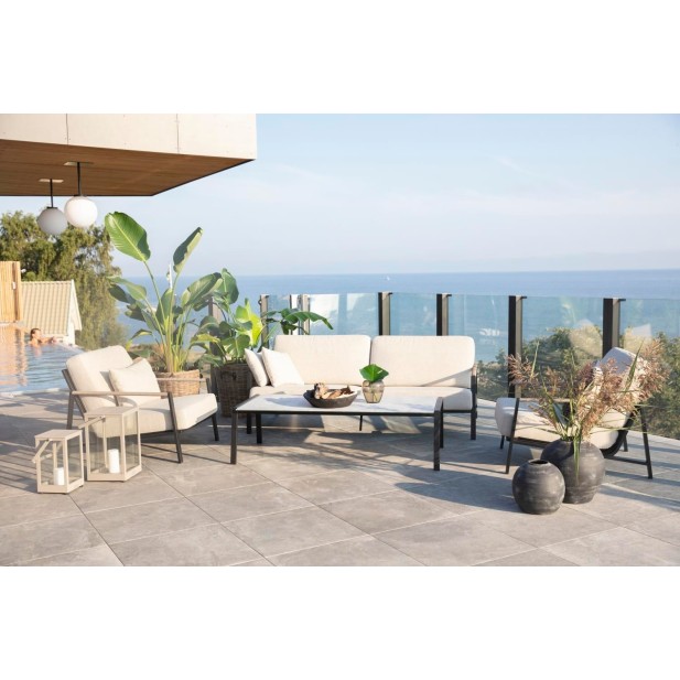 Sillón Exterior LYRA, Acero Inox,...