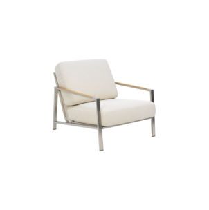 Sillón Exterior NAOS, Acero Inox, Poliéster Reciclado /...