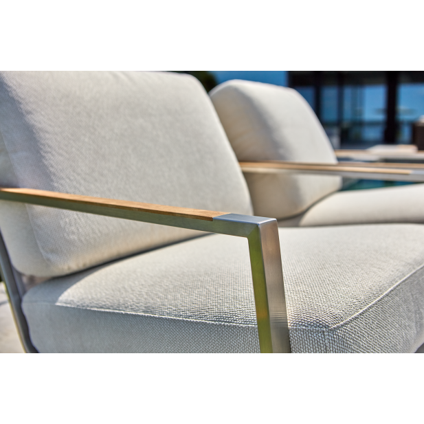 Sillón Exterior NAOS, Acero Inox,...