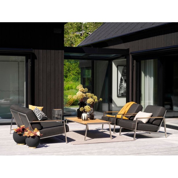 Sillón Exterior NAOS, Acero Inox,...