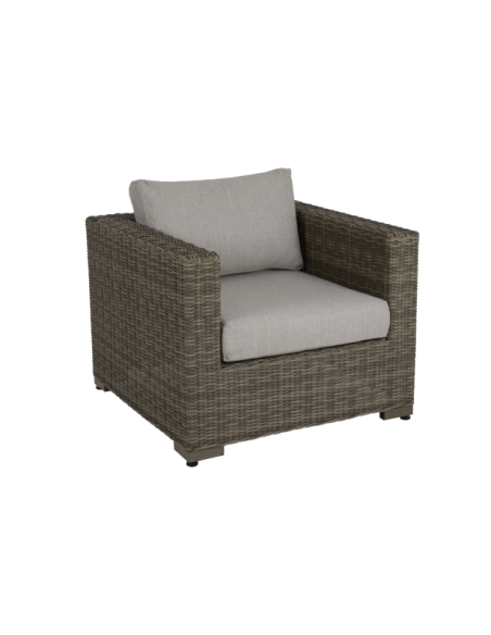 Sillón Exterior NINJA, Ratán Sintético, Olefina / Natural / Beige - Brafab