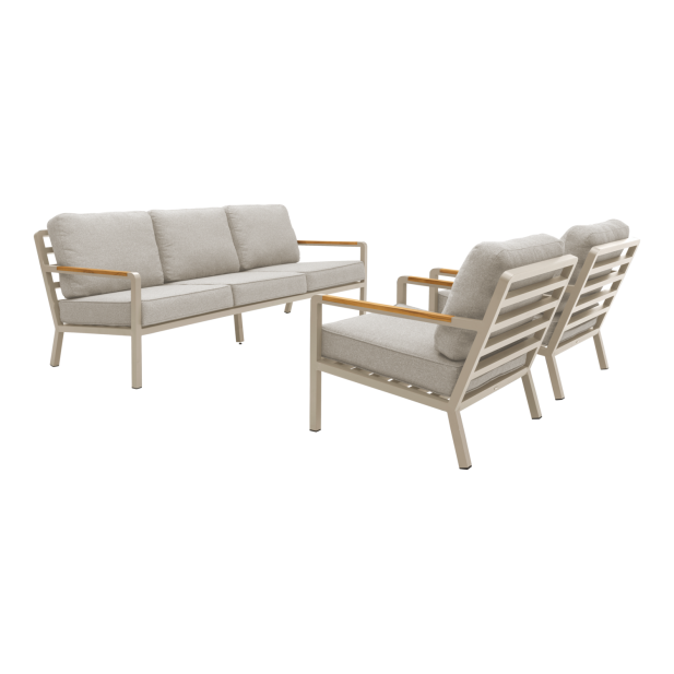 Set Exterior Sofá 3 Plazas y 2...