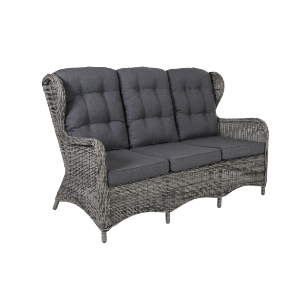 Sofá 3 Plazas Exterior ROSITA, Ratán...