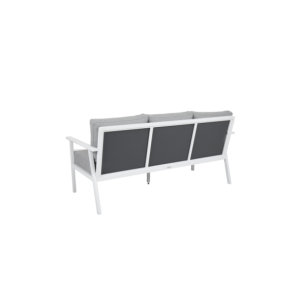 Sofá Alto 3 Plazas Exterior SAMVARO, Aluminio, Textilene... 2