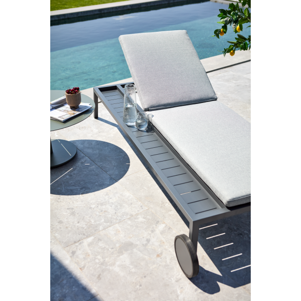 Tumbona Exterior SAMVARO, Aluminio,...