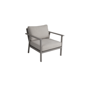 Sillón Bajo Exterior SAMVARO, Aluminio, Textilene / Caqui...