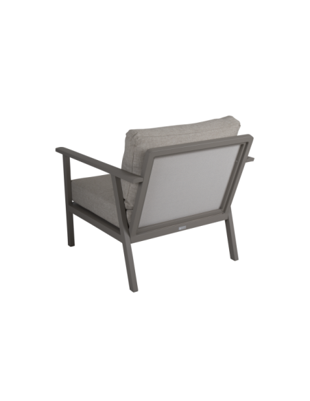 Sillón Bajo Exterior SAMVARO, Aluminio, Textilene / Caqui / Arena - Brafab