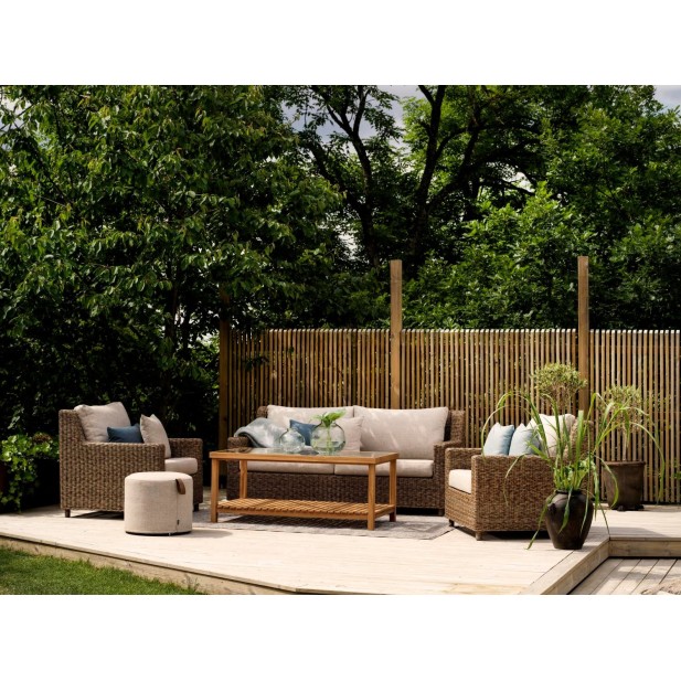 Sofá Exterior 2, Ratán Sintético,...