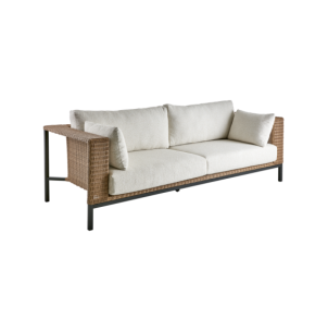 Sofá Exterior 2, Aluminio, Ratán Sint, Poliéster...