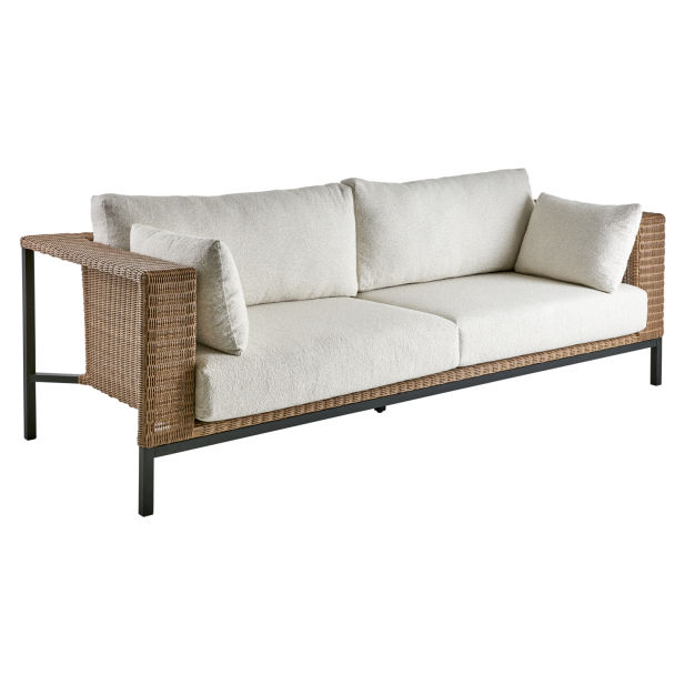 Sofá Exterior 2, Aluminio, Ratán...