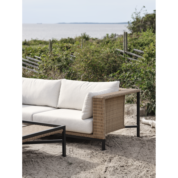 Sofá Exterior 2, Aluminio, Ratán...