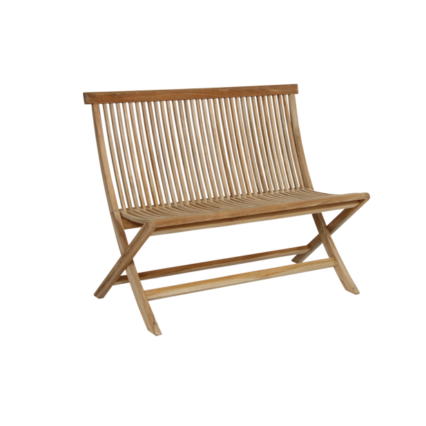 Sofá 2 Plazas Exterior TURIN, Madera...