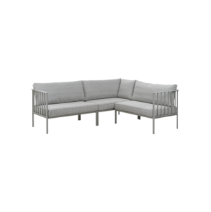 Set Sofá Modular Exterior UPPER 235x193x78 cm, Aluminio,...